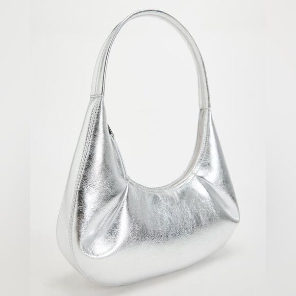 ZARA METALLIC OVAL SHOULDER BAG - Picture 5 of 8
